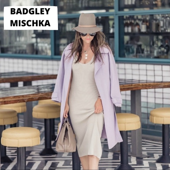 NWT Badgley Mischka Double Face Wool Blend Coat - Picture 7 of 11